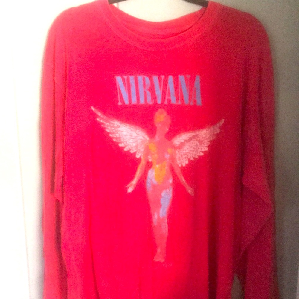 Nirvana long sleeve tee shirt